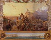 Leutze, Emmanuel Gottlieb Westward the Course of  Empire Take its Way Sweden oil painting artist